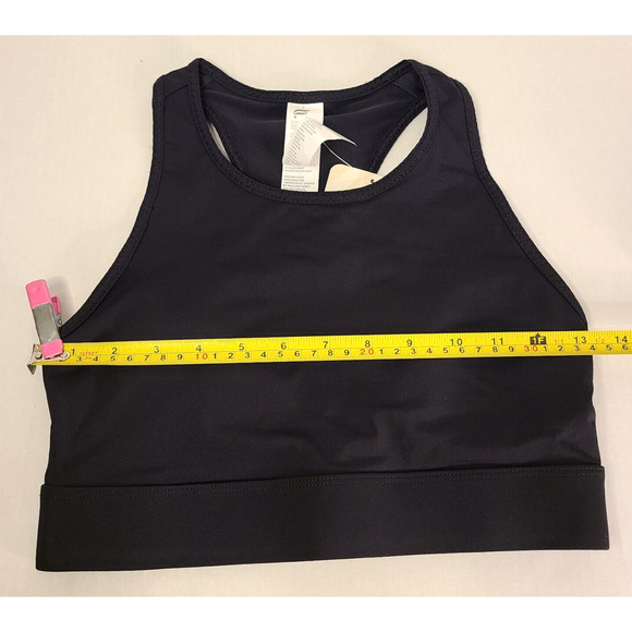 Fabletics Trinity High Impact Sports Bra Black Small Padded Yoga Workout NEW - Picture 11 of 11